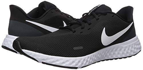 NIKE Revolution_5', Zapatillas Hombre, Black/White/Anthracite, 41 EU