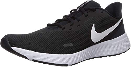 NIKE Revolution_5', Zapatillas Hombre, Black/White/Anthracite, 41 EU