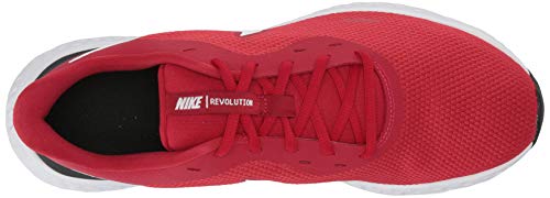 NIKE Revolution_5', Zapatillas Hombre, Gym Red/White/Black, 42 EU