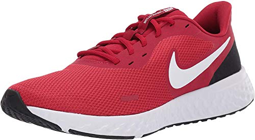 NIKE Revolution_5', Zapatillas Hombre, Gym Red/White/Black, 42 EU