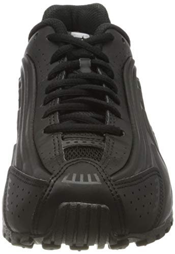 Nike Shox R4 (GS), Zapatillas de Atletismo para Hombre, Negro (Black/Black/Black/White 000), 38.5 EU