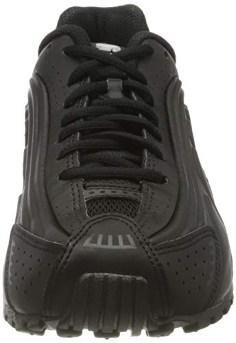 Nike Shox R4 (GS), Zapatillas de Atletismo para Hombre, Negro (Black/Black/Black/White 000), 38.5 EU Nike Shox R4 (GS), Zapatillas de Atletismo para Hombre, Negro (Black/Black/Black/White 000), 38.5 EU