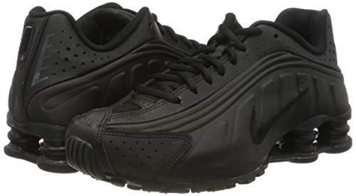 Nike Shox R4 (GS), Zapatillas de Atletismo para Hombre, Negro (Black/Black/Black/White 000), 38.5 EU