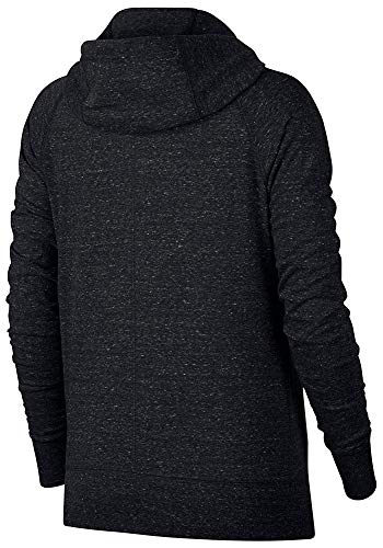 Nike Sportswear Gym Vintage Sudadera con Capucha, Mujer, Negro/Azul (Negro/Azul Brillante), L Nike Sportswear Gym Vintage Sudadera con Capucha, Mujer, Negro/Azul (Negro/Azul Brillante), L