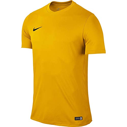 Nike SS YTH Park Vi JSY Short Sleeve Top, Niños, Amarillo (University Gold/Negro), M Nike SS YTH Park Vi JSY Short Sleeve Top, Niños, Amarillo (University Gold/Negro), M