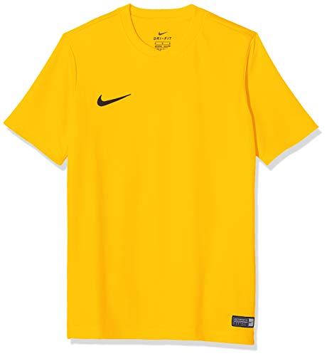 Nike SS YTH Park Vi JSY Short Sleeve Top, Niños, Amarillo (University Gold/Negro), M