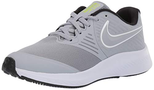 Nike Star Runner 2 (GS), Zapatillas de Running Unisex Adulto, Gris (Wolf Grey/White/Black/Volt 005), 37.5 EU Nike Star Runner 2 (GS), Zapatillas de Running Unisex Adulto, Gris (Wolf Grey/White/Black/Volt 005), 37.5 EU