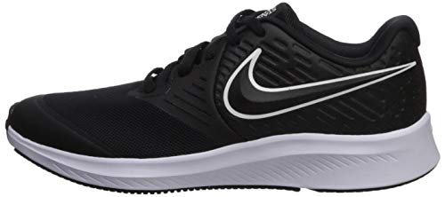 NIKE Star Runner 2 (GS), Zapatillas Unisex Adulto, Negro (Black/White/Black/Volt 001), 36 EU