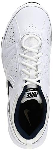 NIKE T-Lite 11, Zapatillas de Cross Training Hombre, Blanco (White/Black/Obsidian), 43 EU