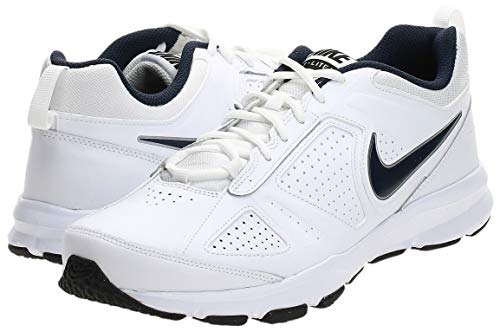 NIKE T-Lite 11, Zapatillas de Cross Training Hombre, Blanco (White/Black/Obsidian), 43 EU NIKE T-Lite 11, Zapatillas de Cross Training Hombre, Blanco (White/Black/Obsidian), 43 EU