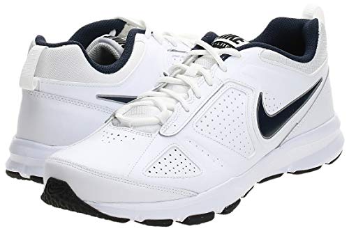 NIKE T-Lite 11, Zapatillas de Cross Training Hombre, Blanco (White/Black/Obsidian), 43 EU