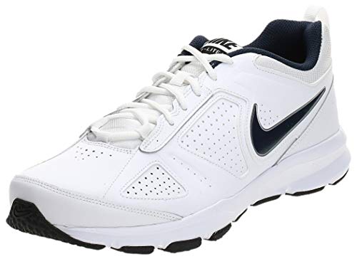 NIKE T-Lite 11, Zapatillas de Cross Training Hombre, Blanco (White/Black/Obsidian), 43 EU