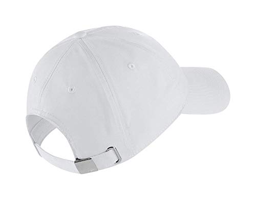 Nike U Nk H86 Cap Metal Swoosh Hat, Unisex Adulto, White/(Metallic Silver), MISC Nike U Nk H86 Cap Metal Swoosh Hat, Unisex Adulto, White/(Metallic Silver), MISC