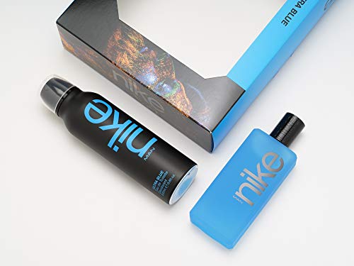 Nike - Ultra Blue Estuche de Regalo para Hombre, Eau de Toilette 100 ml y Desodorante en Spray 200 ml Nike - Ultra Blue Estuche de Regalo para Hombre, Eau de Toilette 100 ml y Desodorante en Spray 200 ml