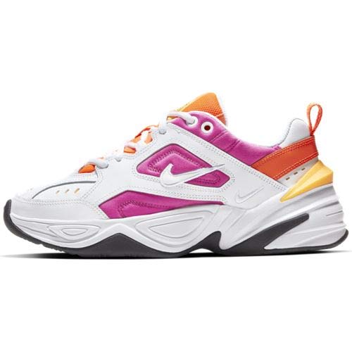 Nike W M2K TEKNO, Zapatillas de Atletismo para Mujer, Multicolor (White/White/Laser Fuchsia/Hyper Crimson 000), 41 EU