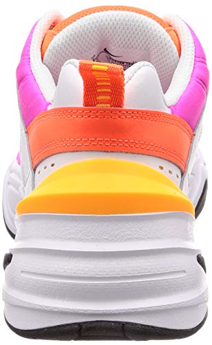 Nike W M2K TEKNO, Zapatillas de Atletismo para Mujer, Multicolor (White/White/Laser Fuchsia/Hyper Crimson 000), 41 EU