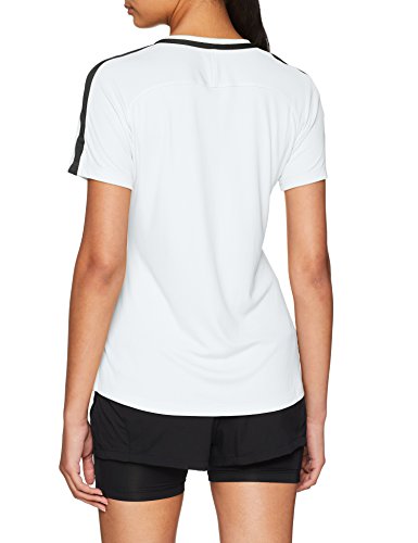 NIKE W NK Dry Acdmy18 Top SS Camiseta de Manga Corta, Hombre, White/Black/Black, S