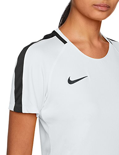 NIKE W NK Dry Acdmy18 Top SS Camiseta de Manga Corta, Hombre, White/Black/Black, S