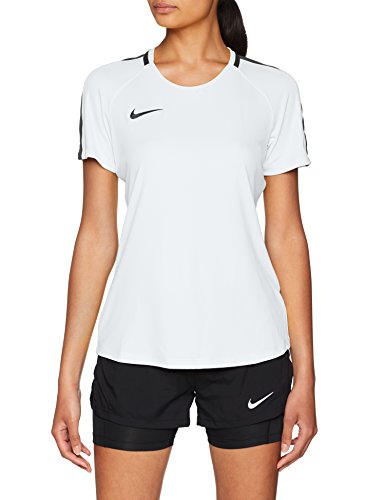 NIKE W NK Dry Acdmy18 Top SS Camiseta de Manga Corta, Hombre, White/Black/Black, S NIKE W NK Dry Acdmy18 Top SS Camiseta de Manga Corta, Hombre, White/Black/Black, S