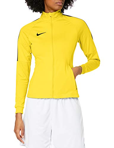 Nike W NK Dry Acdmy18 Trk Jkt K Sport jacket, Mujer, Tour Yellow/ Anthracite/ Black, XL