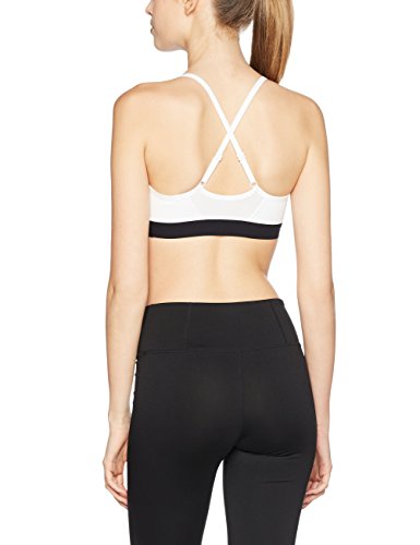 NIKE W Nk Favorites Bra Sujetador Deportivo, Mujer, Blanco (White/Black/Black), L NIKE W Nk Favorites Bra Sujetador Deportivo, Mujer, Blanco (White/Black/Black), L