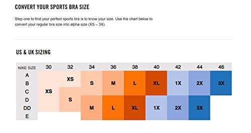 NIKE W Nk Favorites Bra Sujetador Deportivo, Mujer, Blanco (White/Black/Black), L NIKE W Nk Favorites Bra Sujetador Deportivo, Mujer, Blanco (White/Black/Black), L