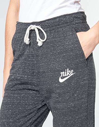 NIKE W NSW Gym VNTG Pant Pantalones de Deporte, Mujer, Black/Sail, M