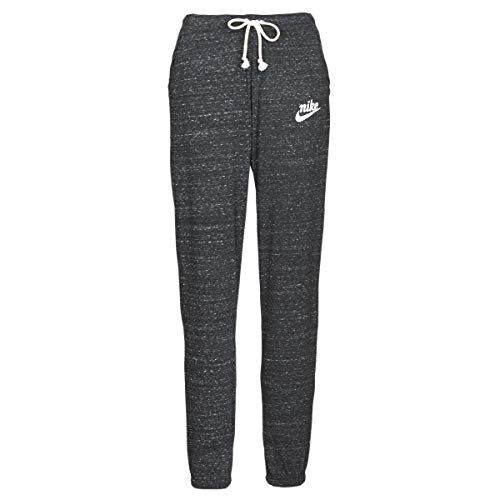 NIKE W NSW Gym VNTG Pant Pantalones de Deporte, Mujer, Black/Sail, M