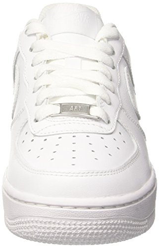 Nike Wmns Air Force 1 '07, Zapatillas para Mujer, Blanco (White/White 112), 40.5 EU