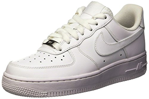 Nike Wmns Air Force 1 '07, Zapatillas para Mujer, Blanco (White/White 112), 40.5 EU