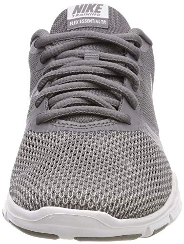 Nike Wmns Flex Essential TR, Zapatillas de Deporte para Mujer, Multicolor (Gunsmoke/White/Atmosphere Grey 002), 36 EU Nike Wmns Flex Essential TR, Zapatillas de Deporte para Mujer, Multicolor (Gunsmoke/White/Atmosphere Grey 002), 36 EU