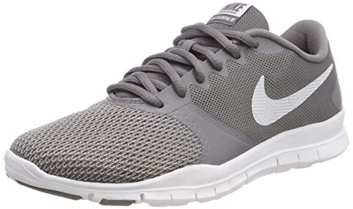 Nike Wmns Flex Essential TR, Zapatillas de Deporte para Mujer, Multicolor (Gunsmoke/White/Atmosphere Grey 002), 36 EU