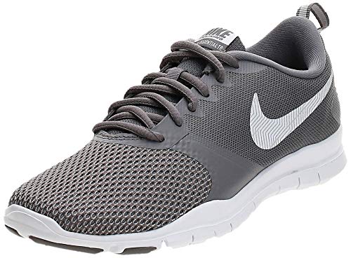 Nike Wmns Flex Essential TR, Zapatillas de Deporte para Mujer, Multicolor (Gunsmoke/White/Atmosphere Grey 002), 38 EU