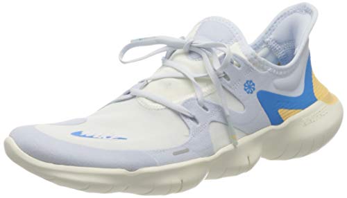 Nike Wmns Free RN 5.0 JDI, Zapatillas de Running para Mujer, Gris (Football Grey/Blue Hero/Sail/White/Celestial Gold/Black 001), 40 EU
