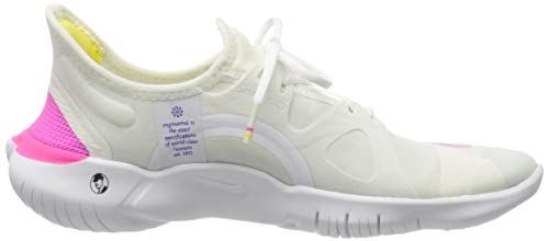 Nike Wmns Free RN 5.0 JDI, Zapatillas de Trail Running para Mujer, Multicolor (White/Laser Fuchsia/Summit White 100), 40 EU Nike Wmns Free RN 5.0 JDI, Zapatillas de Trail Running para Mujer, Multicolor (White/Laser Fuchsia/Summit White 100), 40 EU