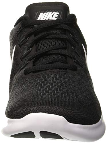 Nike Wmns Free Rn , Zapatillas Deportivas De Interior Mujer, Multicolor (Black/White-Dark/Grey-Anthracite), 36.5 EU