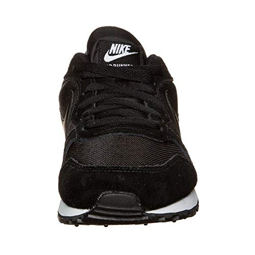Nike WMNS Md Runner 2 - Zapatillas de deporte Mujer, Negro (Black / Black-White), 38.5 EU