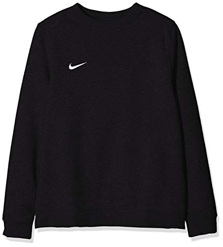 NIKE Y CRW FLC TM Club19 Sudadera, Niños, Black/White, XS NIKE Y CRW FLC TM Club19 Sudadera, Niños, Black/White, XS
