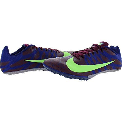 Nike Zoom Rival S 9, Zapatillas de Atletismo Unisex Adulto, Multicolor (Bordeaux/Lime Blast/Regency Purple 602), 44.5 EU