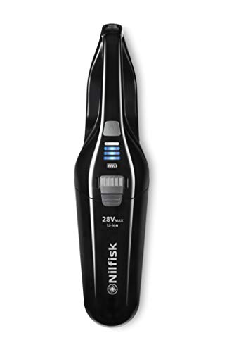 Nilfisk Aspirador de escoba y de mano Easy 2 en 1, sin bolsa, sin cable, recargable, 28 V, blanco Nilfisk Aspirador de escoba y de mano Easy 2 en 1, sin bolsa, sin cable, recargable, 28 V, blanco