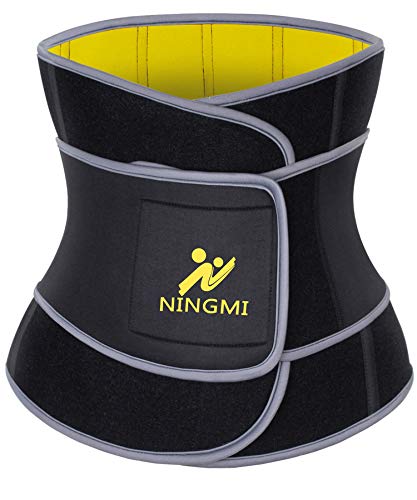 NINGMI Faja Reductora Mujer de Neopreno Corset Reductor, Fajas Reductoras Adelgazantes Mujer para Gimnasio, Cinturón Lumbar Abdominal de Ayuda para Sudar y Hacer Deporte, Faja Lumbar Mujer Cinturilla