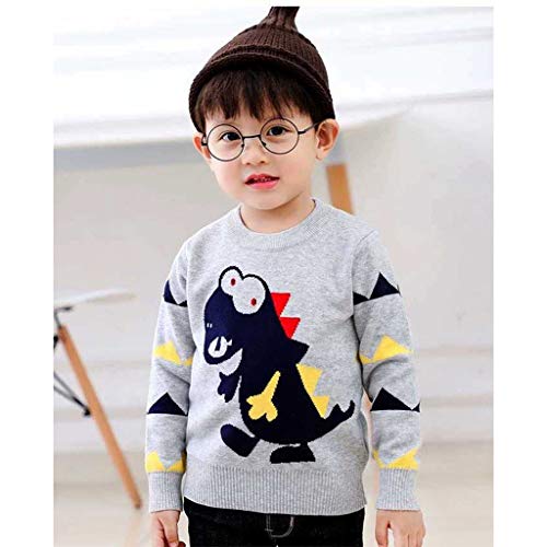 Niños Navidad Jersey Invierno Manga Larga Pull-Over Prendas de Punto Sudaderas Ropa 2-6 Años