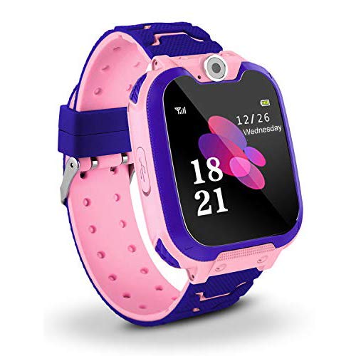 Niños Smart Watch Phone, La Musica Smartwatch para niños de 3-12 años Niñas con cámara Ranura para Tarjeta SIM Juego de Pantalla táctil Smartwatch Childrens Gift(Pink) Niños Smart Watch Phone, La Musica Smartwatch para niños de 3-12 años Niñas con cámara Ranura para Tarjeta SIM Juego de Pantalla táctil Smartwatch Childrens Gift(Pink)