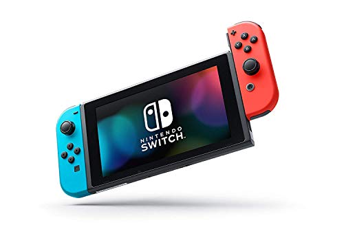Nintendo Switch - Consola Estándar, Color Azul Neón/Rojo Neón (Modelo 2019)