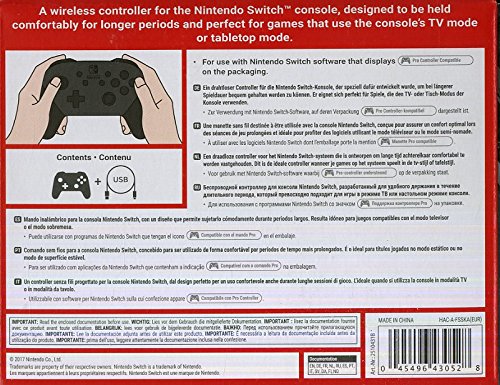 Nintendo Switch - Mando Pro Controller, Con Cable USB Nintendo Switch - Mando Pro Controller, Con Cable USB