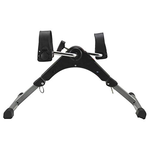 Nishci Bicicleta Estática - Pedal Ejercitador Equipos De Gimnasia para Interiores Portátil Resistencia Ajustable con Monitor LCD para Ancianos En El Hogar Bicicleta Entrenador De Piernas