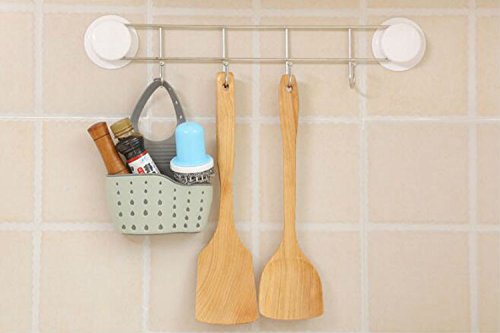 Nisidier Estante de almacenamiento para fregadero, organizador de escurreplatos de cocina, soporte para jabón Nisidier Estante de almacenamiento para fregadero, organizador de escurreplatos de cocina, soporte para jabón