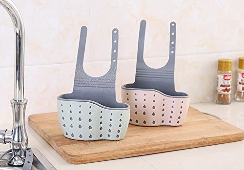 Nisidier Estante de almacenamiento para fregadero, organizador de escurreplatos de cocina, soporte para jabón Nisidier Estante de almacenamiento para fregadero, organizador de escurreplatos de cocina, soporte para jabón
