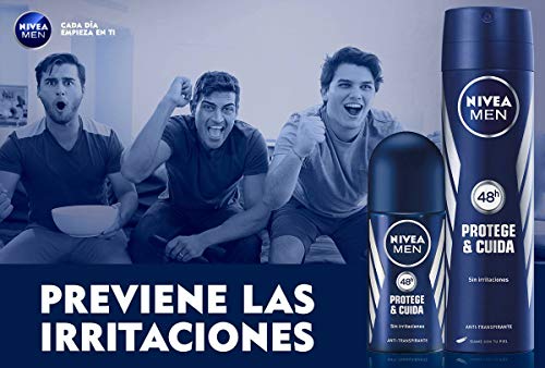 Nivea Men Protege Cuida Spray, desodorante para hombre con máxima protección 48 horas, spray antitranspirante de cuidado masculino, 0% alcohol, 1 x 200 ml Nivea Men Protege Cuida Spray, desodorante para hombre con máxima protección 48 horas, spray antitranspirante de cuidado masculino, 0% alcohol, 1 x 200 ml