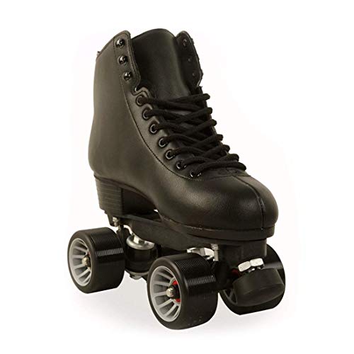 NMDD Patines cuádruples para niñas y Mujeres, Patines clásicos Altos, Ruedas Brillantes, Patinaje Interior para Exteriores, Patinaje de Velocidad, Zapatos (tamaño: 36)